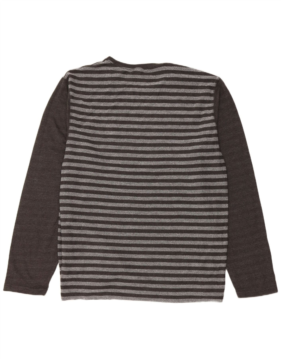 Saltrock Hombre Top Manga Larga XL Algodón Rayas Gris