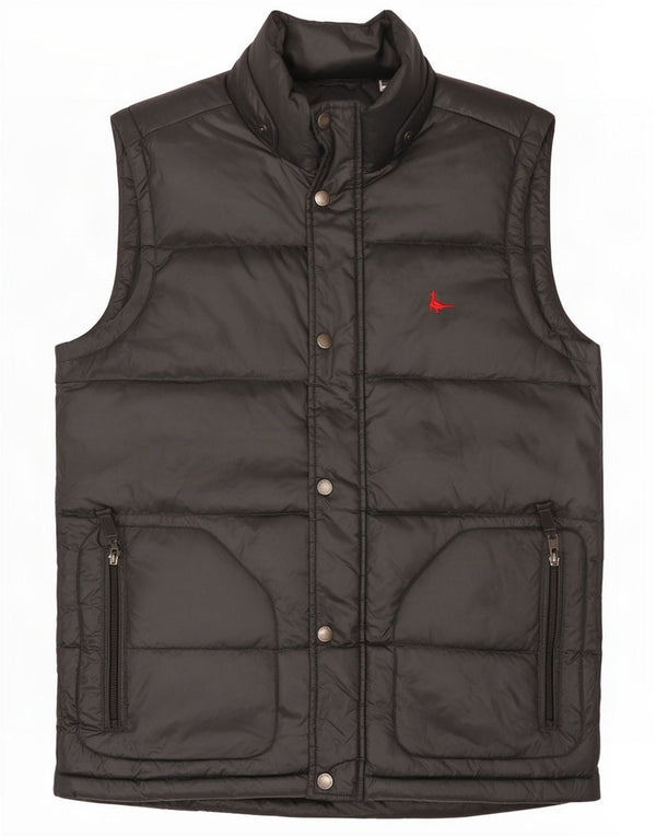Jack Wills Chaleco acolchado para hombre UK 36 Small Poliamida negra