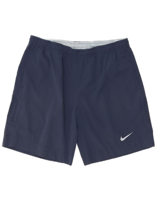 Pantalones cortos deportivos Nike para hombre XL Azul marino Poliéster