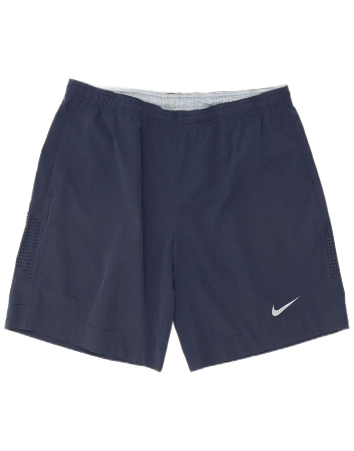 Pantalones cortos deportivos Nike para hombre XL Azul marino Poliéster