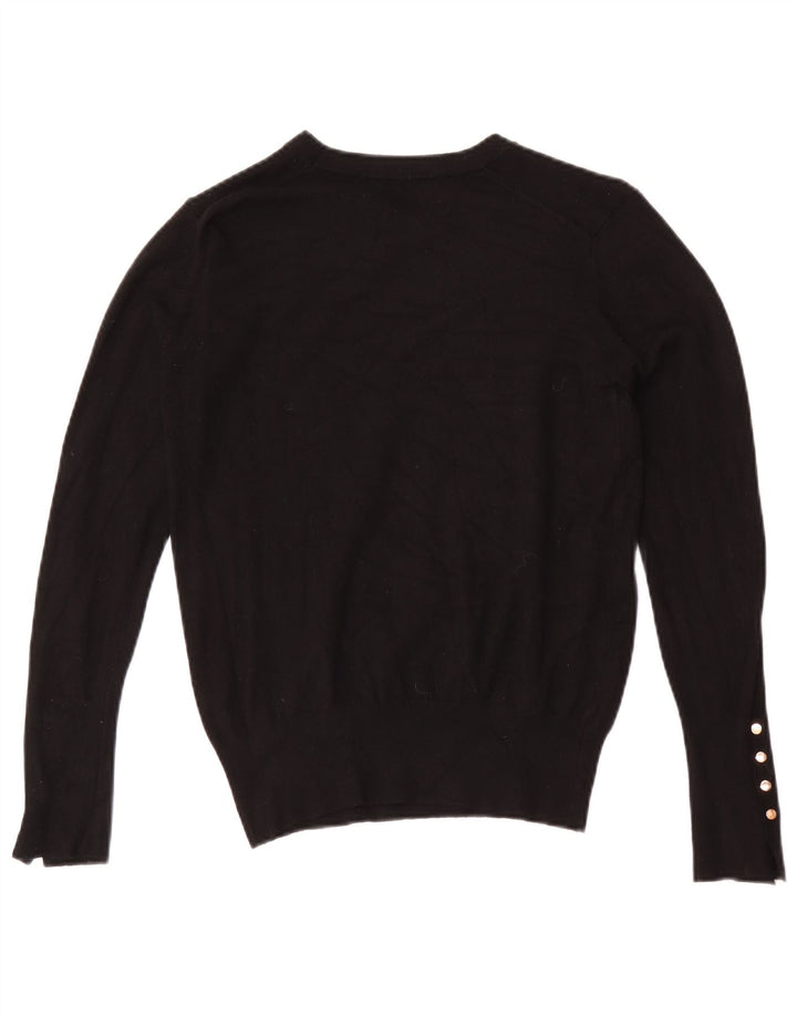 Zara - Jersey con cuello barco para mujer, talla 40, talla M, color negro