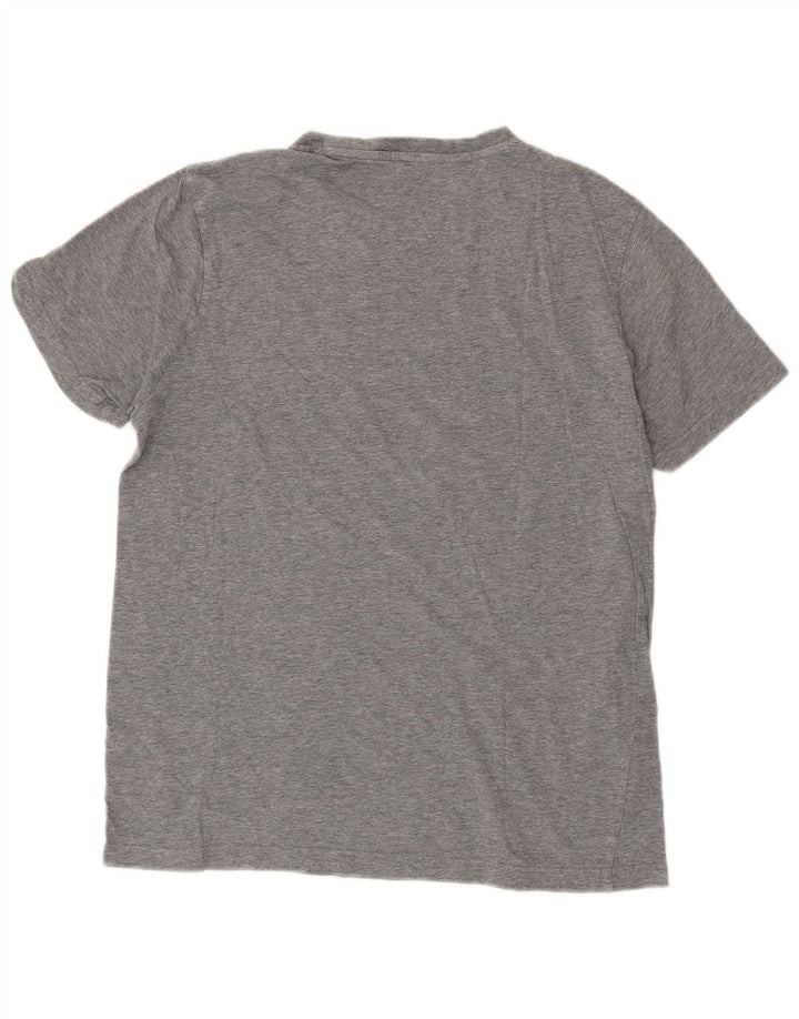 PUMA Camiseta gráfica para hombre Top grande gris