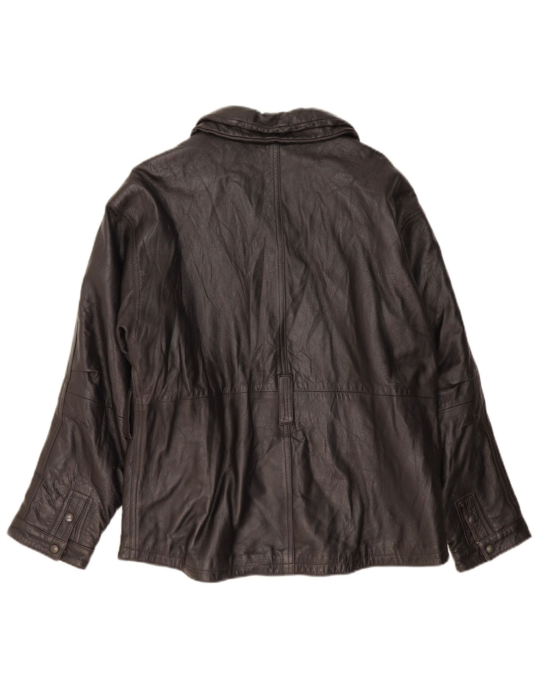 Chaqueta De Cuero Victory Mujer IT 44 Mediana Cuero Negro