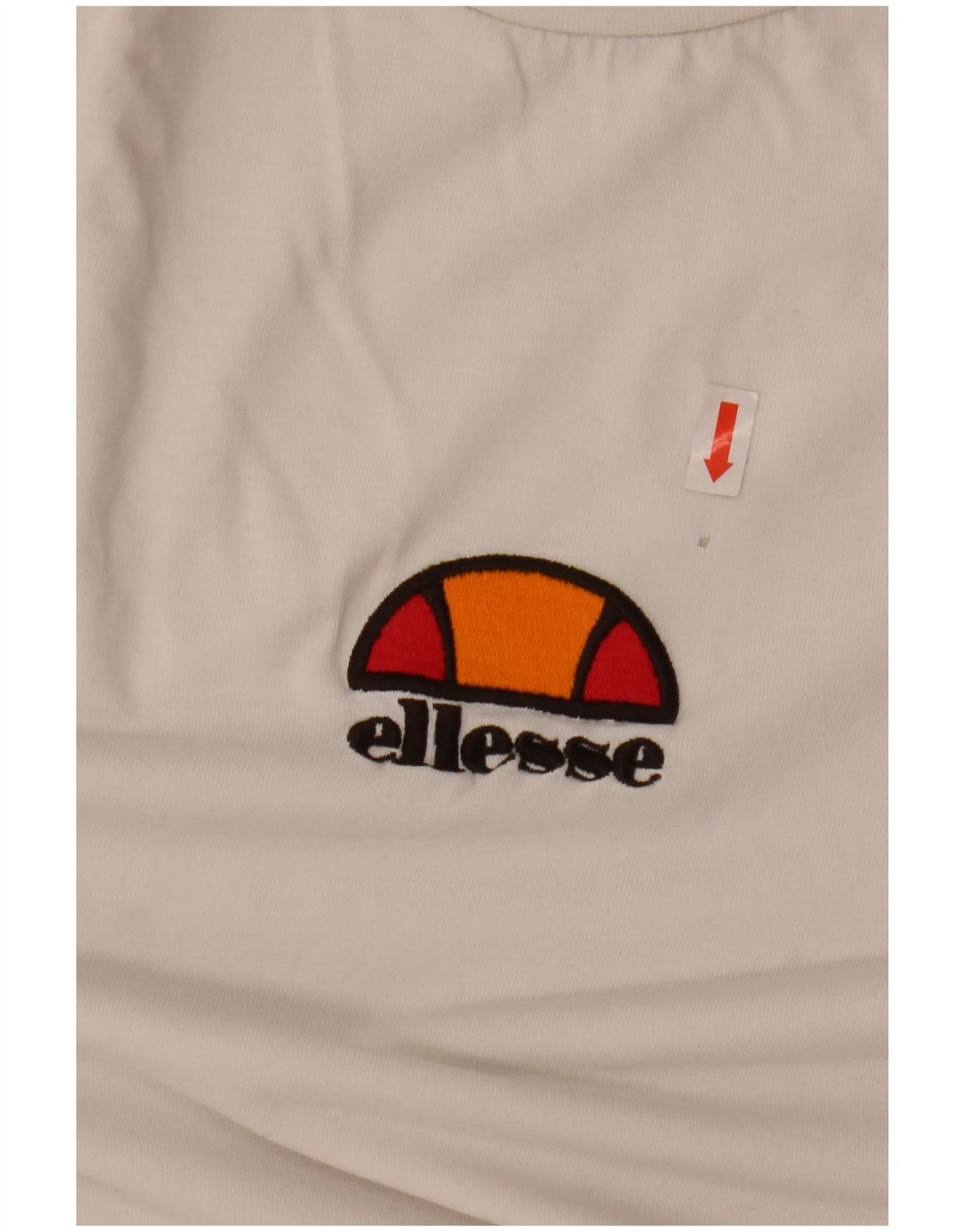 ELLESSE Camiseta gráfica para hombre Top XS Algodón blanco