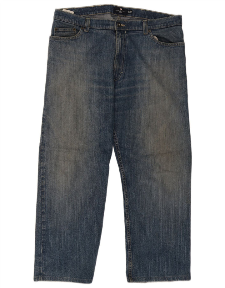 Marks & Spencer Vaqueros azules Harbor de corte regular para hombre W38 L29 Algodón azul