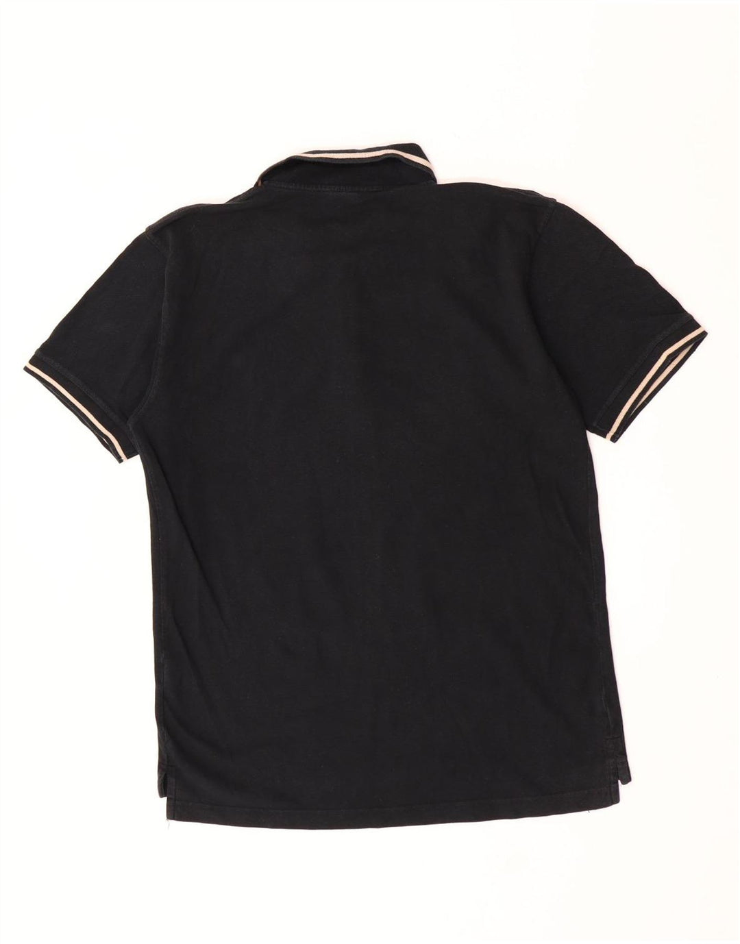 Fila Polo para hombre de algodón a rayas negras grandes