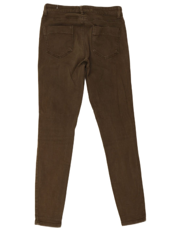 Zara Womens Skinny Jeans EU 38 Small W28 L30 Khaki