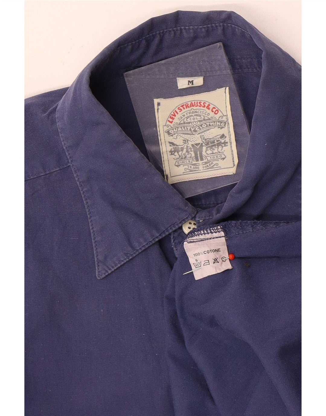 Camisa Levi's Hombre Algodón Azul Medio