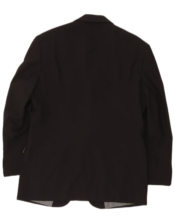 Marks & Spencer Chaqueta tipo blazer corta de 3 botones para hombre UK 38 Medium Black