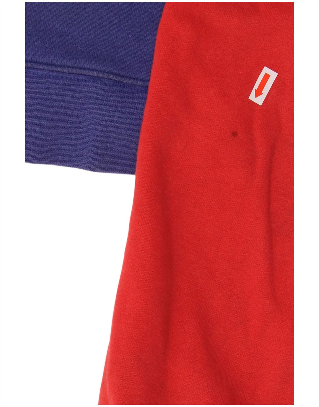 NIKE Sudadera con capucha y cremallera para niños, talla grande, color rojo, 12-13 años