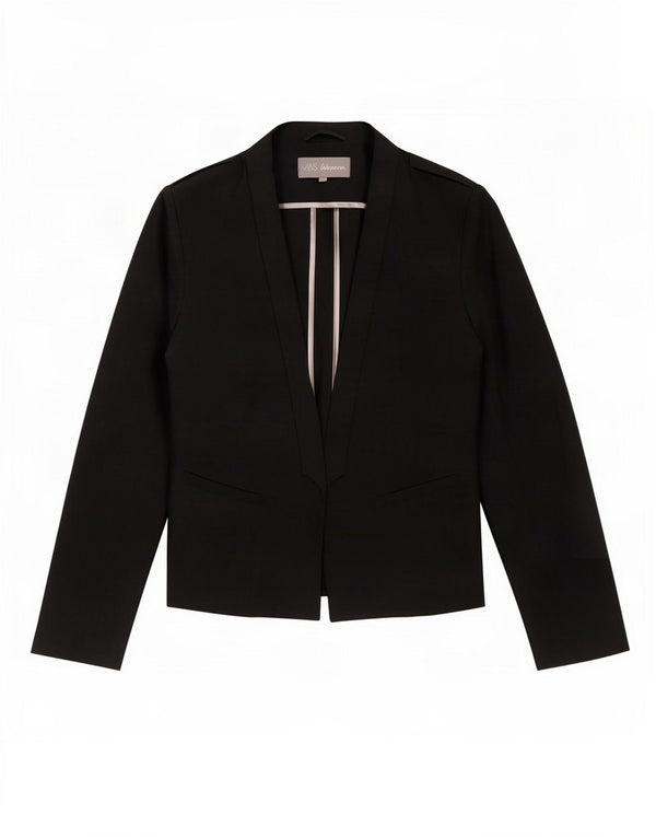 Marks & Spencer Chaqueta tipo blazer para mujer UK 40 Mediana Poliéster negro
