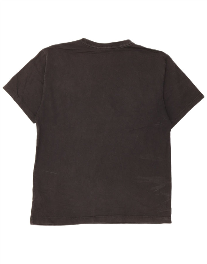 Adidas - Camiseta gráfica para hombre, talla mediana, algodón negro