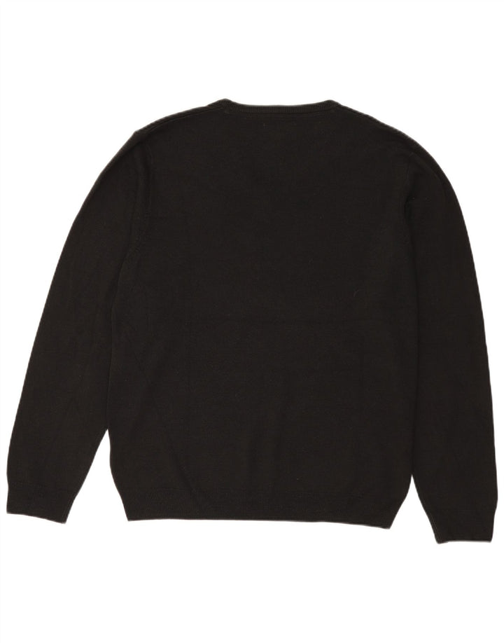 Marks & Spencer Suéter con Cuello en V para Hombre Grande Acrílico Negro