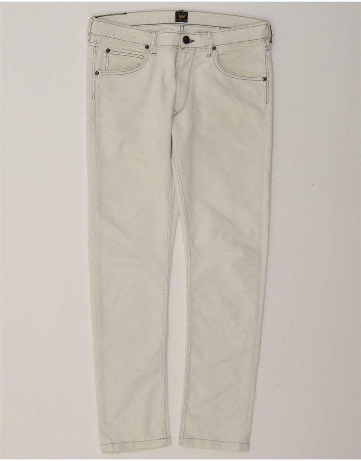 Vaqueros ajustados para hombre Lee W32 L29 Blanco