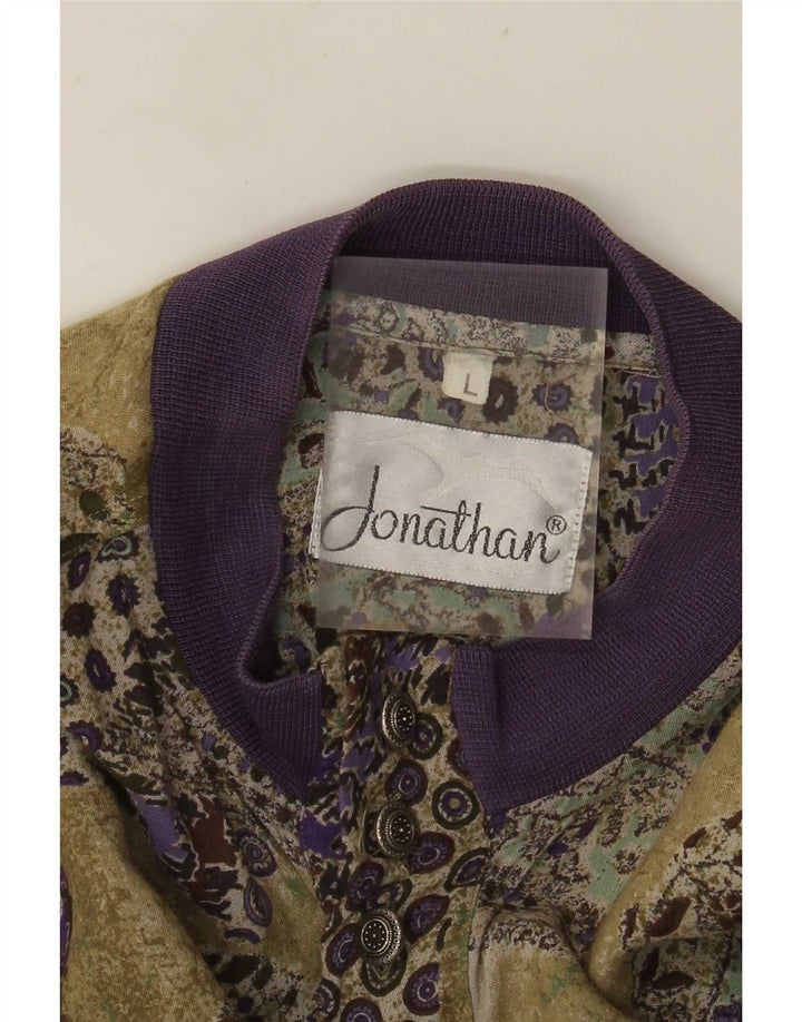 Vintage hombres pullover camisa grande multicolor patchwork