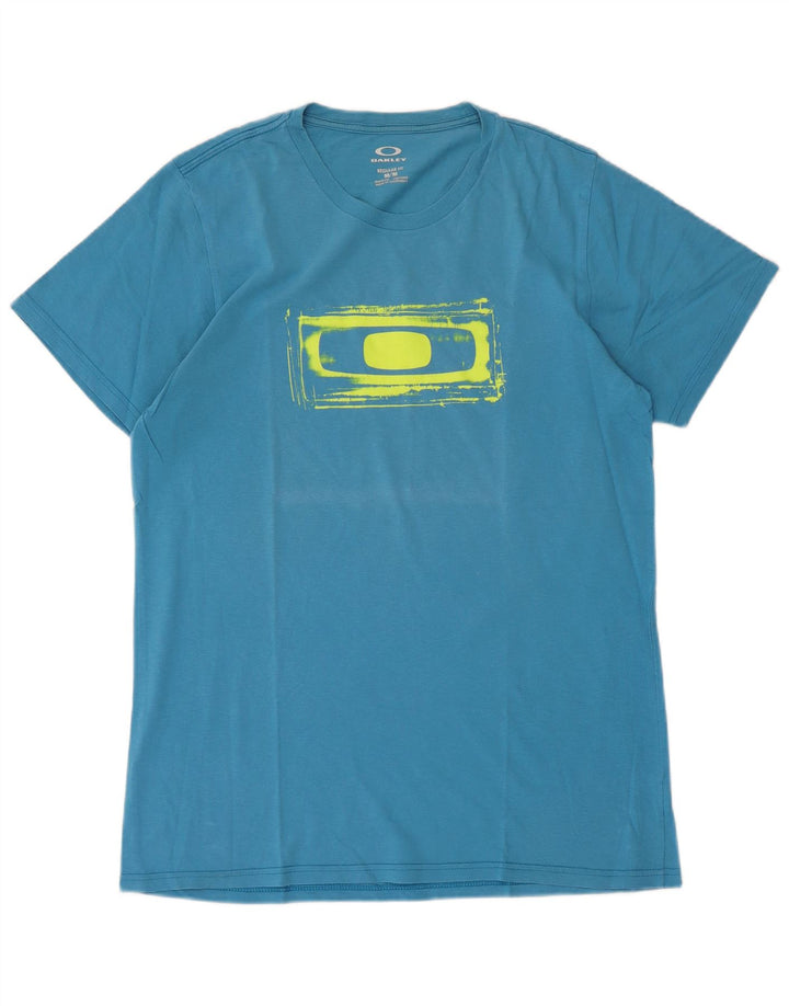 OAKLEY Camiseta con gráfico de ajuste regular para hombre Azul medio