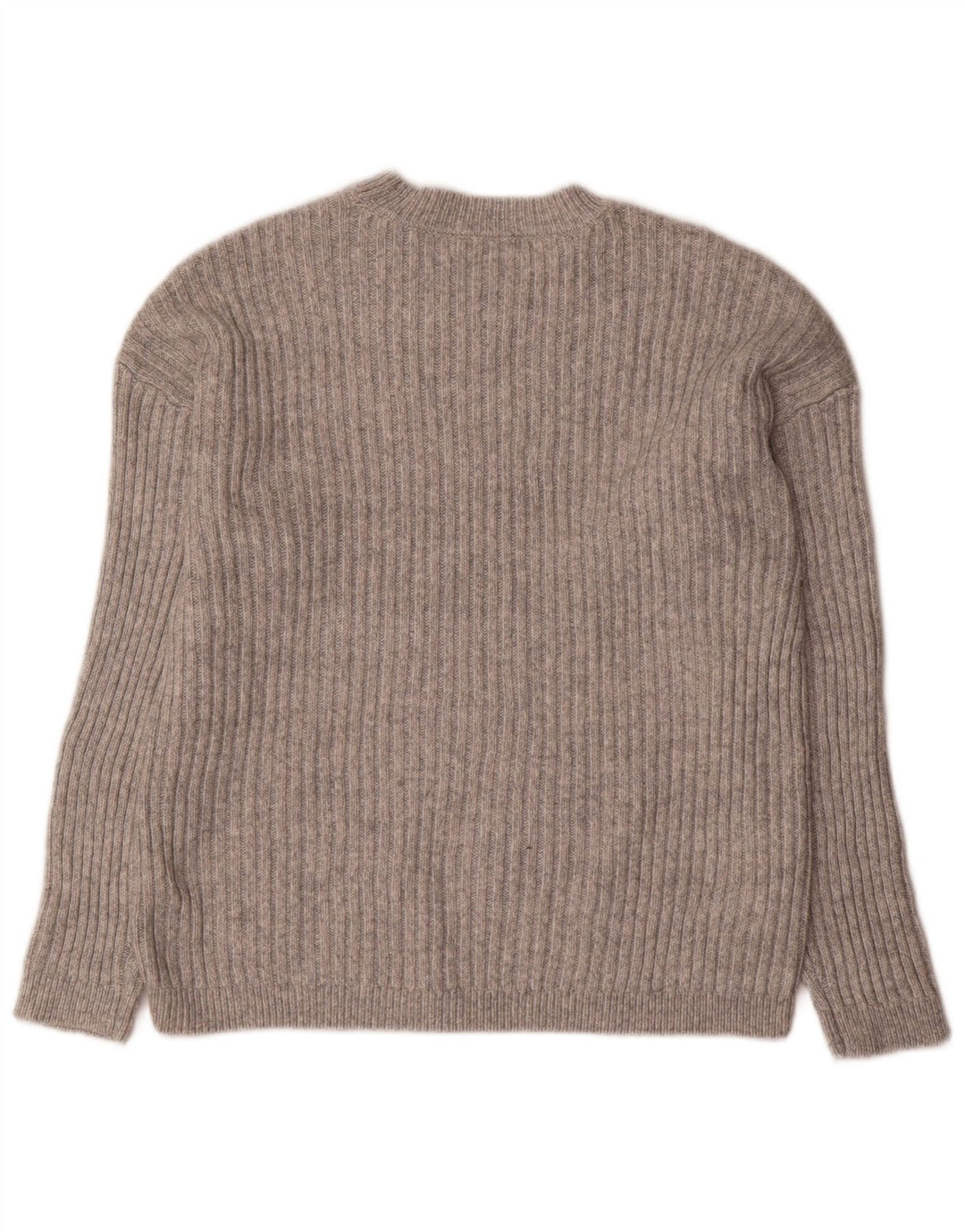 Marks & Spencer Jersey de cuello redondo para mujer UK 40 Poliéster gris medio