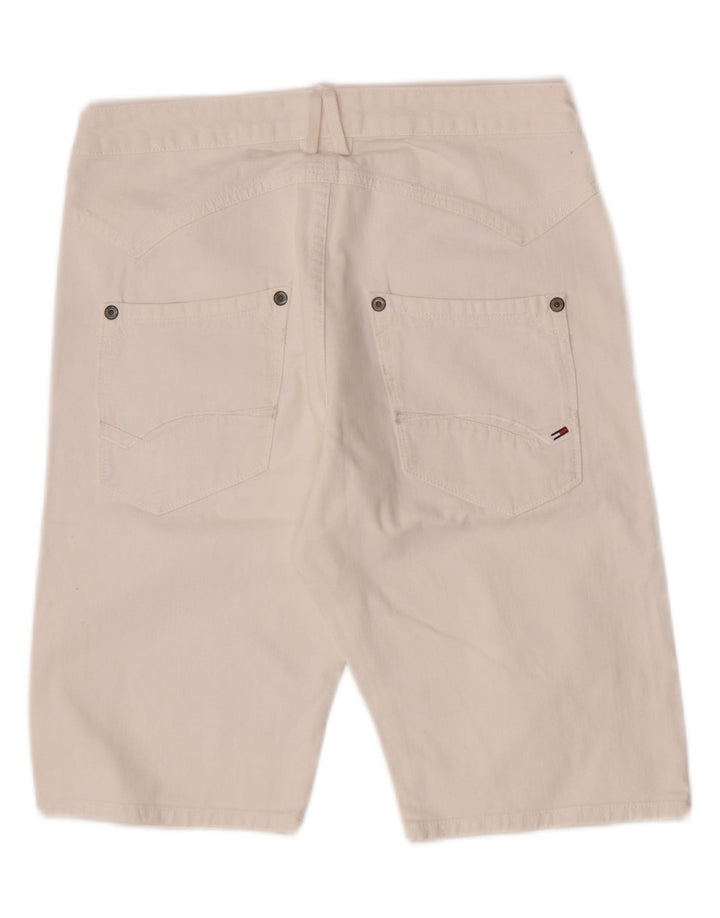 Tommy Hilfiger Shorts De Mezclilla Para Hombre W32 Algodón Blanco Medio