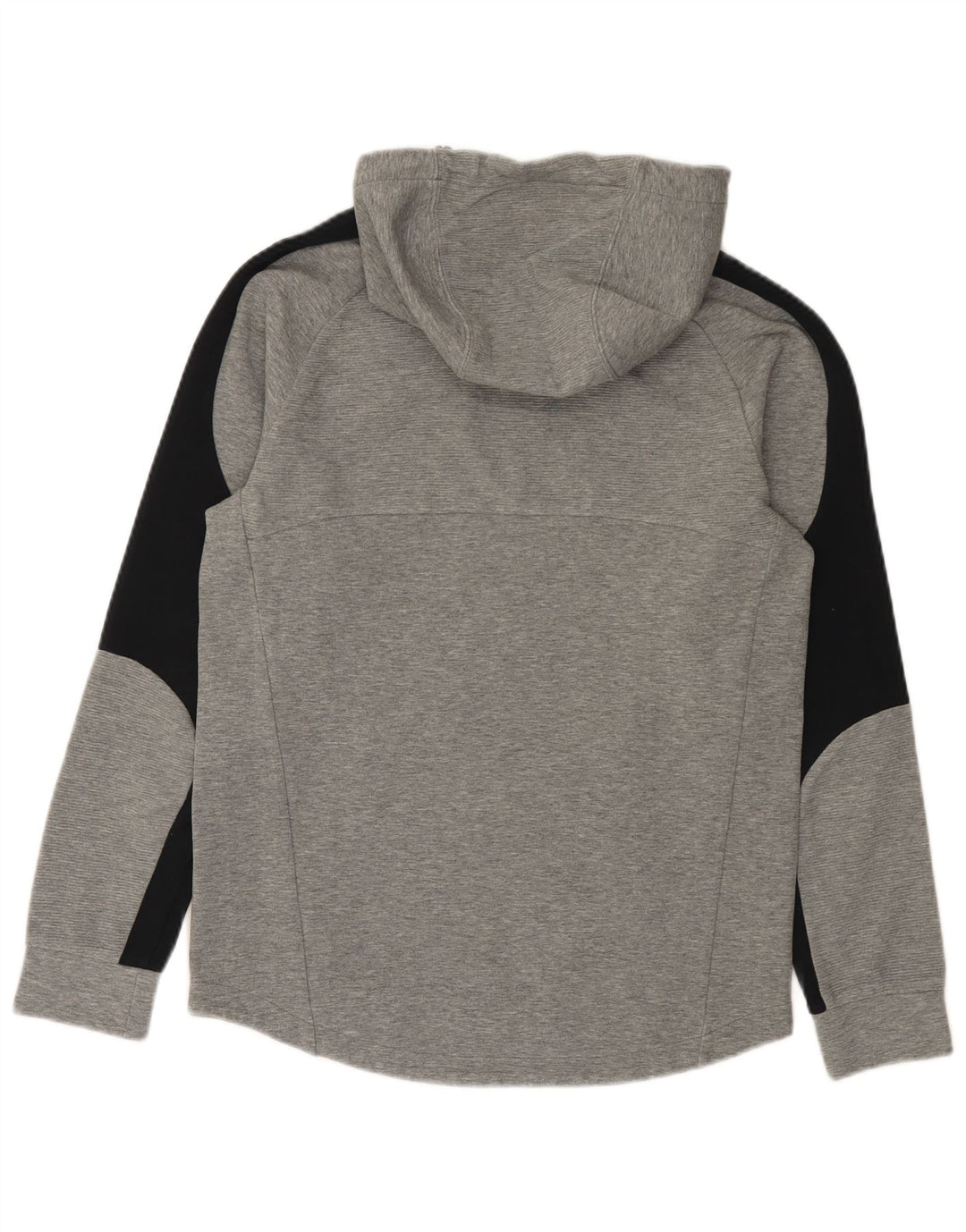Puma Hombre Sudadera Con Capucha Jersey Pequeño Gris Colorblock Algodón