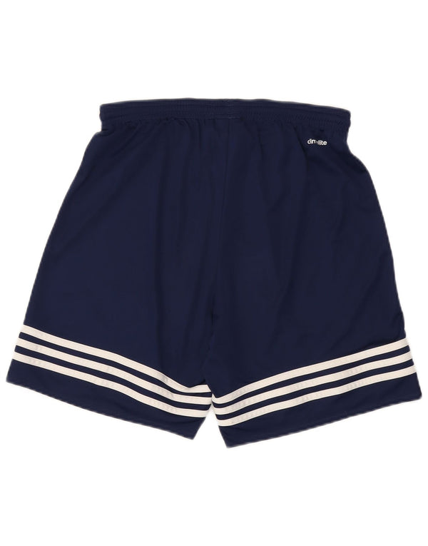 Adidas Mens Climalite Sport Shorts Pequeño Azul Marino Poliéster
