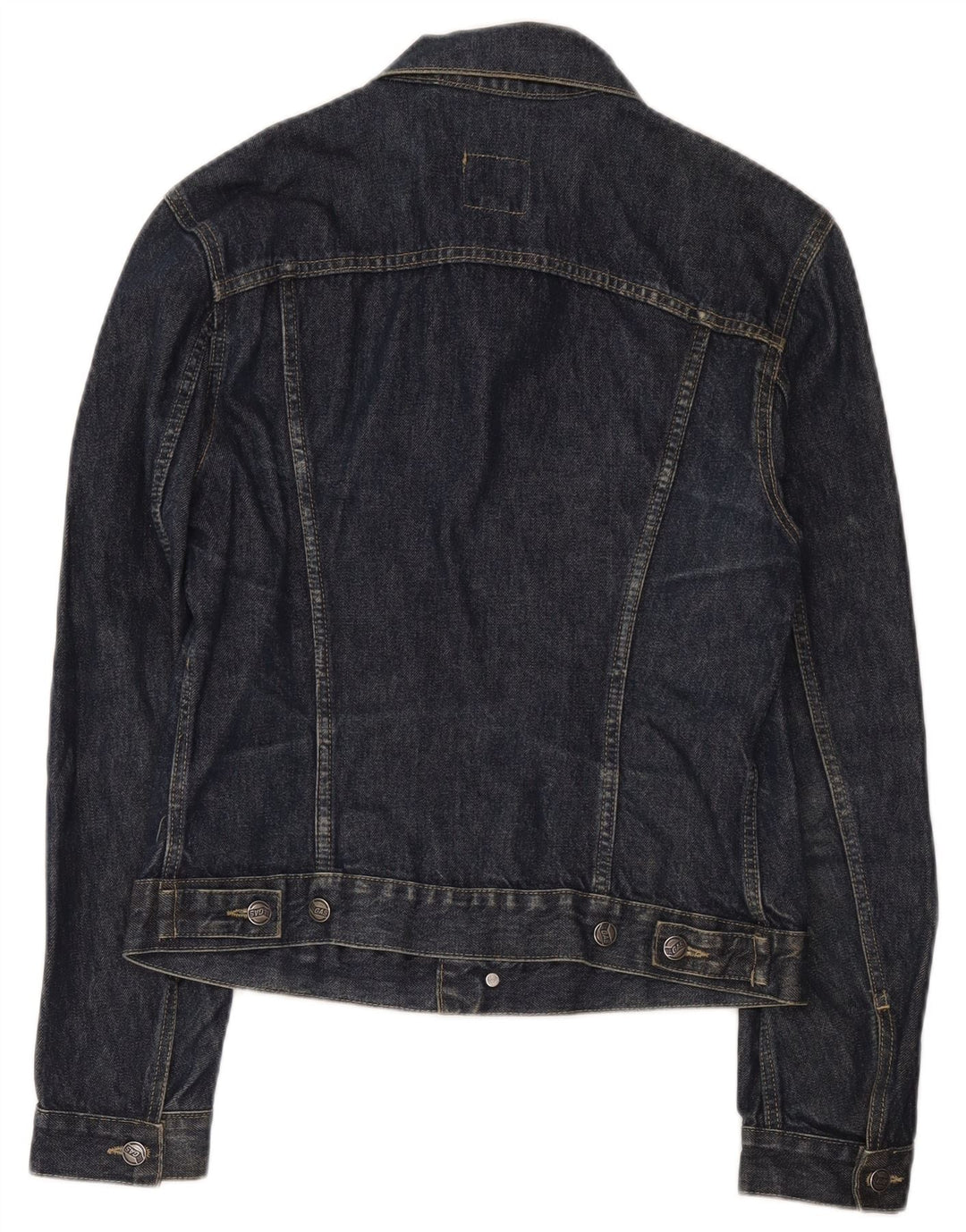 Gas Chaqueta Vaquera para Mujer UK 46 Grande Azul Marino Algodón