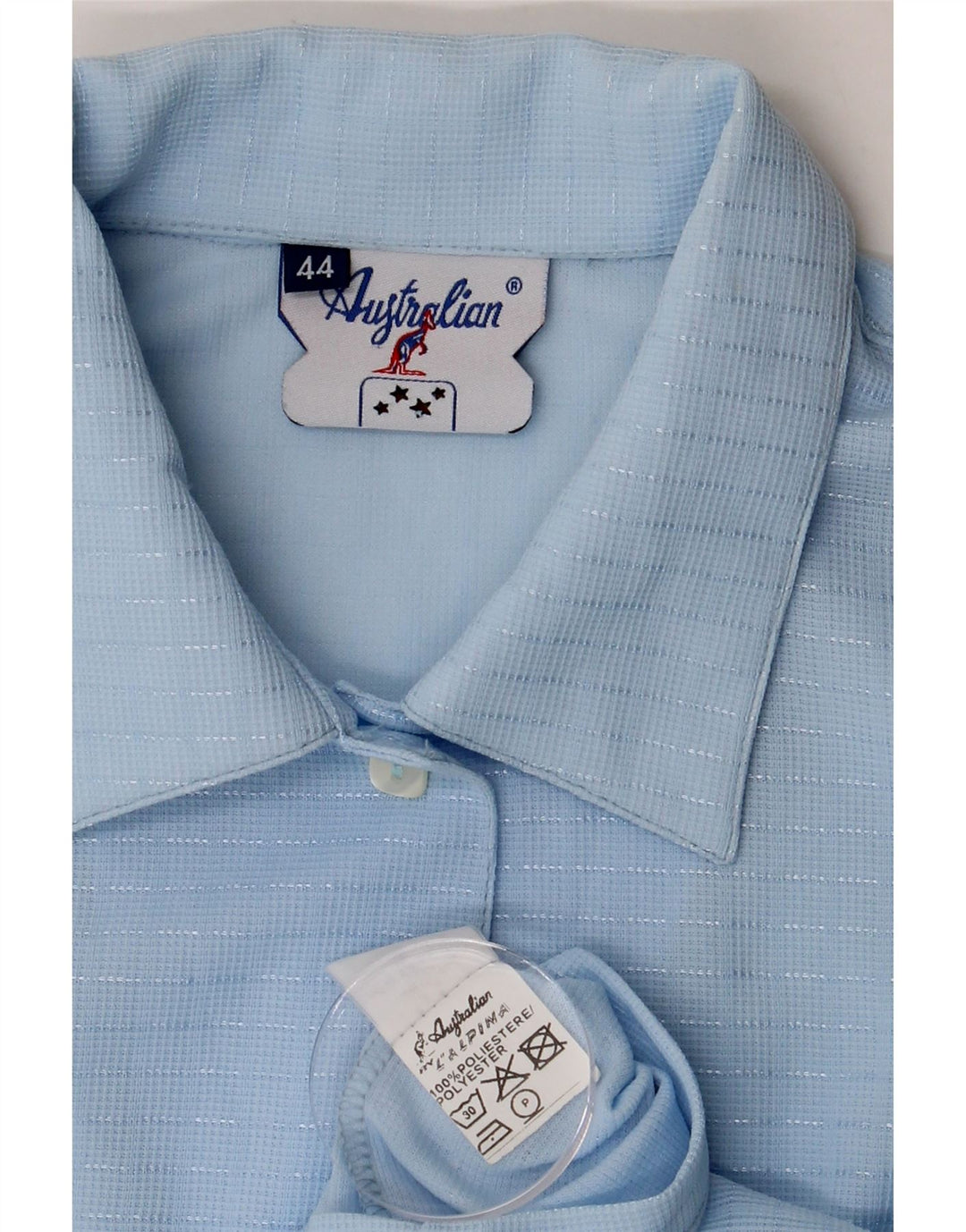 AUSTRALIAN L'ALPINA Womens Shirt Blouse IT 44 Medium Blue Striped Vintage AUSTRALIAN L'ALPINA and Second-Hand AUSTRALIAN L'ALPINA from Messina Hembry 