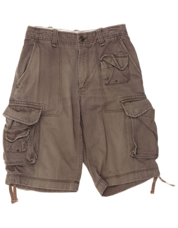Gap Shorts Cargo Hombre W28 Pequeño Algodón Gris