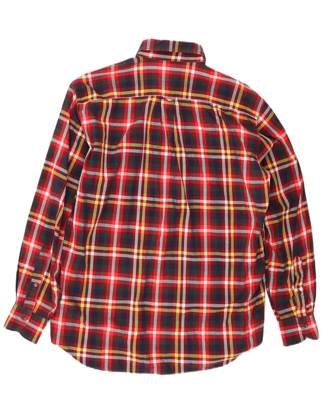 Camisa de franela vintage para hombre talla 16 41 cheque rojo grande