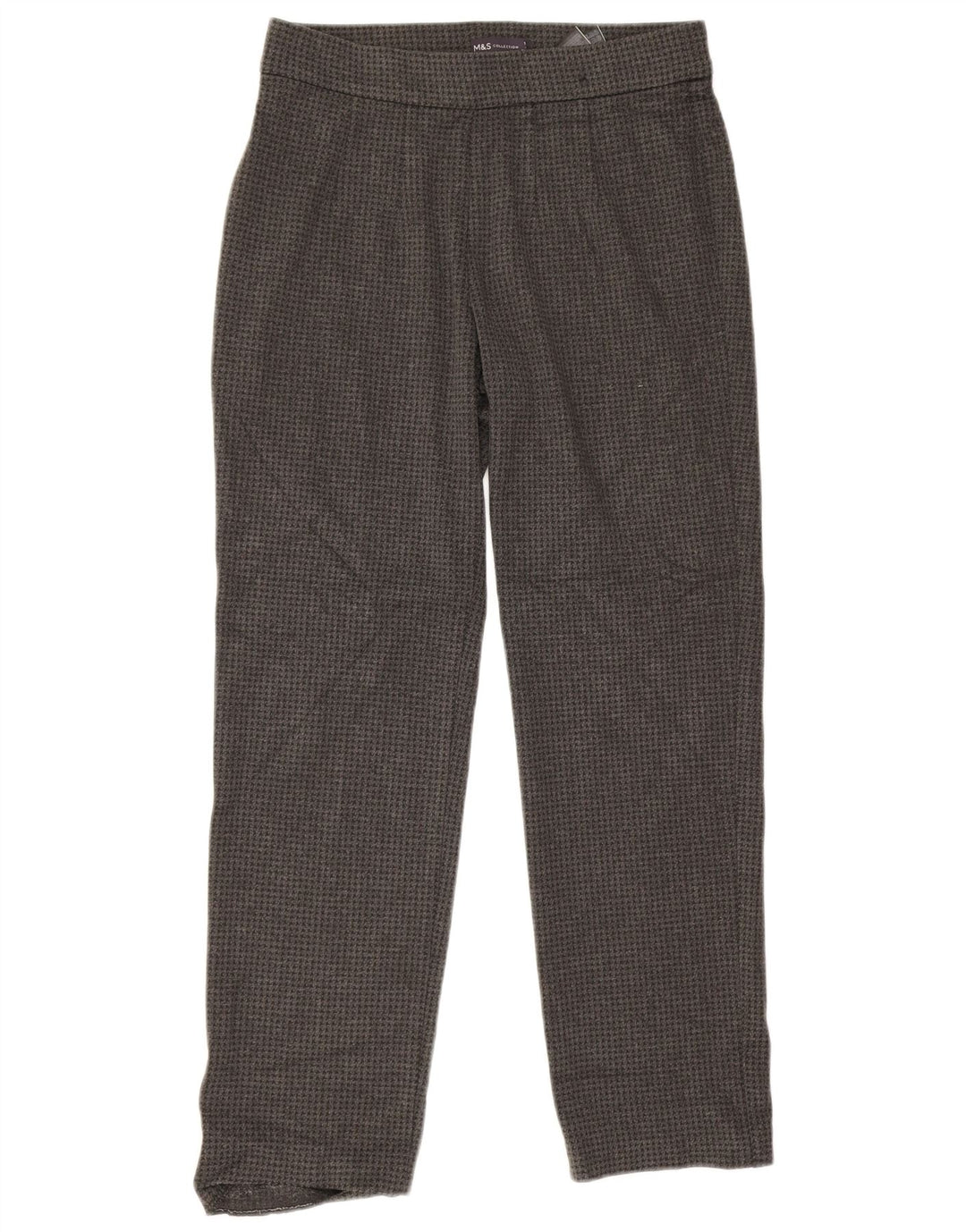 Marks & Spencer Pantalones Casuales para Mujer UK 12 Medium W30 L28 Gris