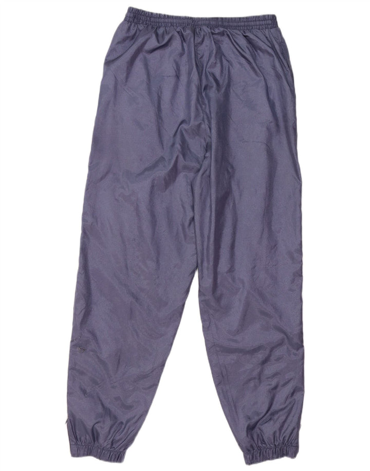 Vintage Hombre Chándal Pantalones Joggers Medio Púrpura Poliamida