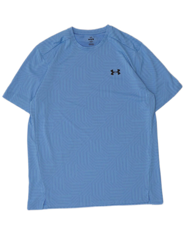 Camiseta Under Armour Hombre Top Medium Azul Geométrico