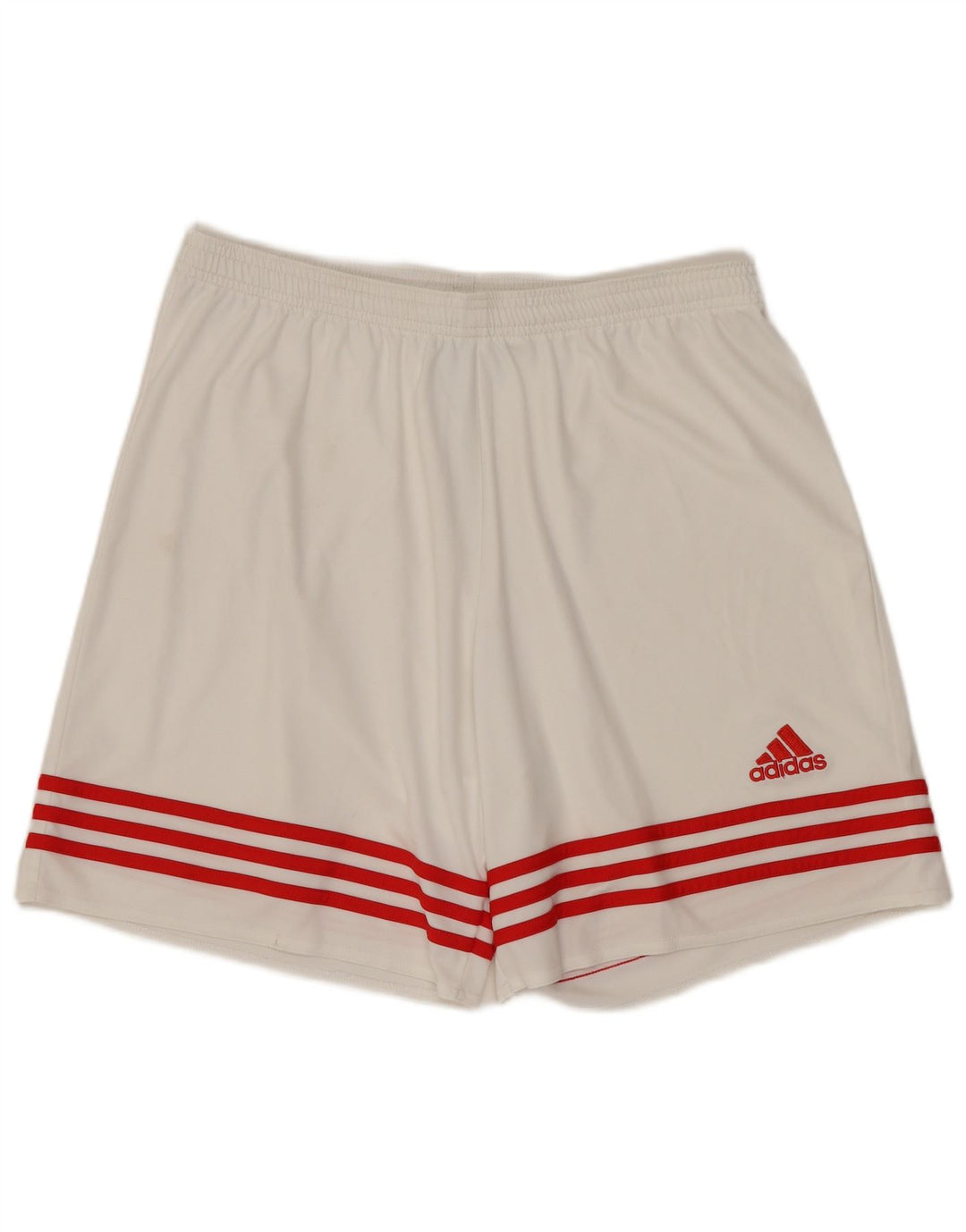 ADIDAS Pantalones cortos deportivos Climalite para hombre Poliéster blanco grande