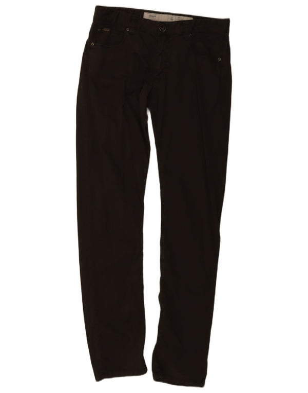 Armani Collezioni Pantalones casuales ajustados de cintura baja para hombre W32 L34 Marrón
