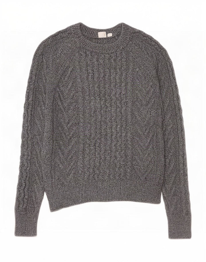 Gap Jersey de Cuello Redondo para Mujer UK 6 XS Gris