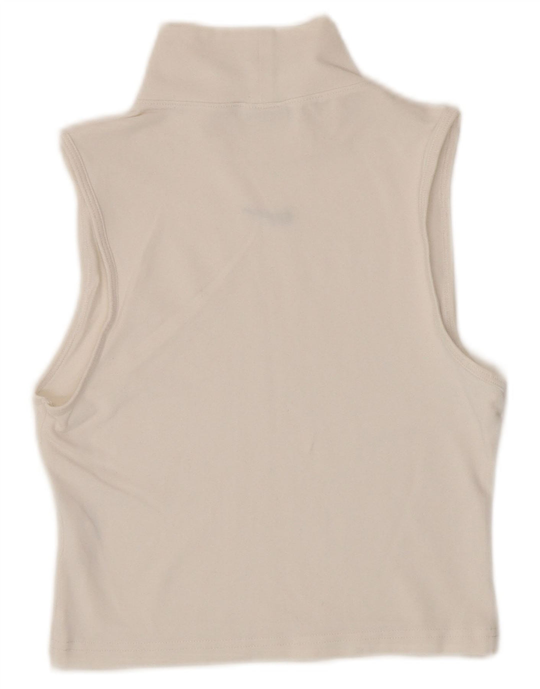 Nike Top corto sin mangas para mujer UK 4 XS Blanco