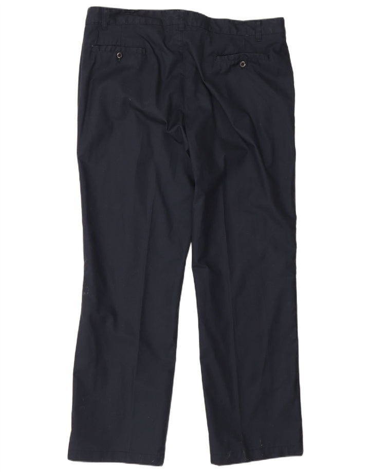 Mash Pantalón chino recto para hombre W38 L30 Azul marino