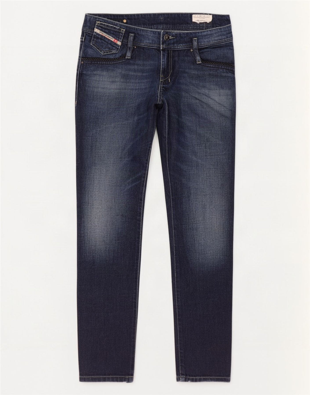 Diesel Mujer Matic Slim Jeans W29 L32 Azul Marino Algodón
