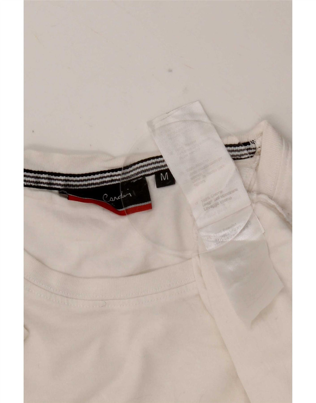 Pierre Cardin Camiseta Hombre Top Medium Blanco Algodón