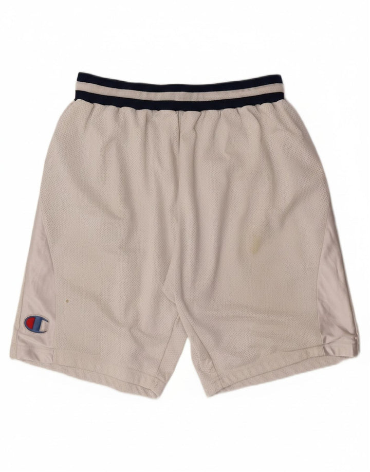 CHAMPION Mens Sport Shorts 3XL  White Polyester Vintage Champion and Second-Hand Champion from Messina Hembry 