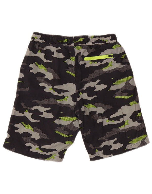 Eddie Bauer Bañador para niño (10-11 años, tamaño Mediano, Camuflaje Negro)