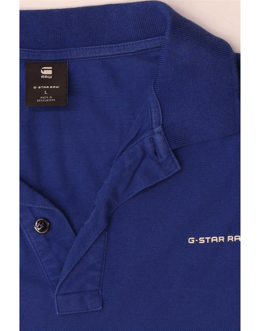 G-Star Polo Raw para hombre de algodón azul grande