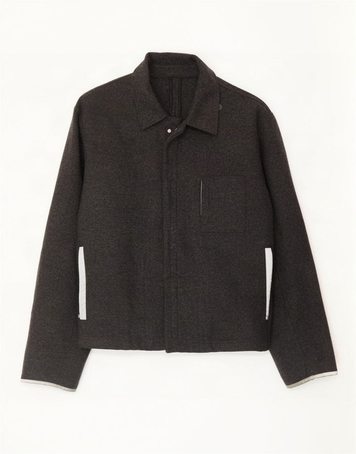 Piero Gazzarrini Chaqueta Bomber para Hombre UK 40 Grande Gris Colorblock