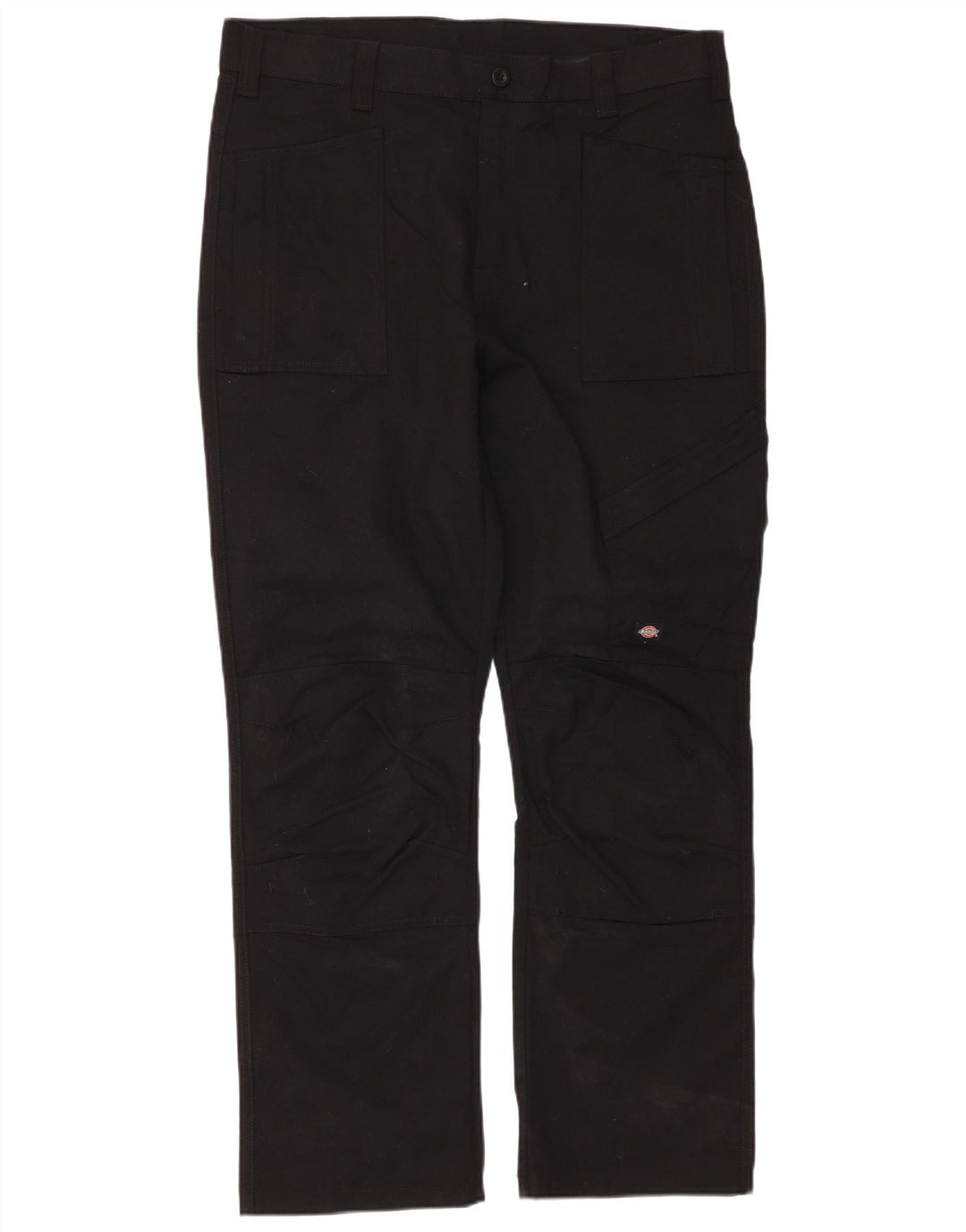 Dickies Pantalones cargo rectos para hombre W36 L32 Poliéster negro