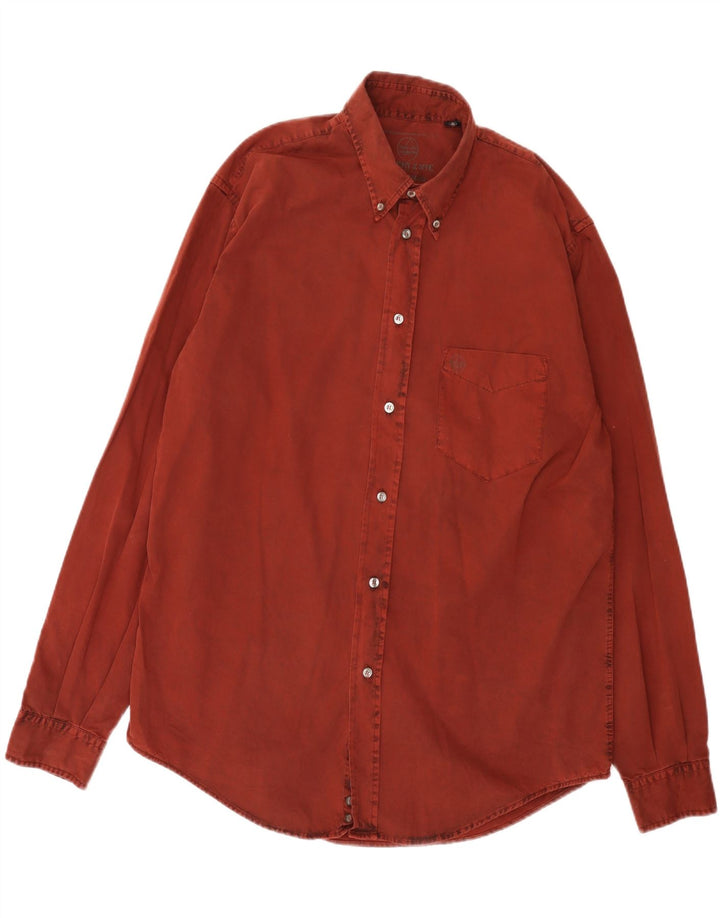 Murphy & Nye Camisa para hombre XL Algodón burdeos