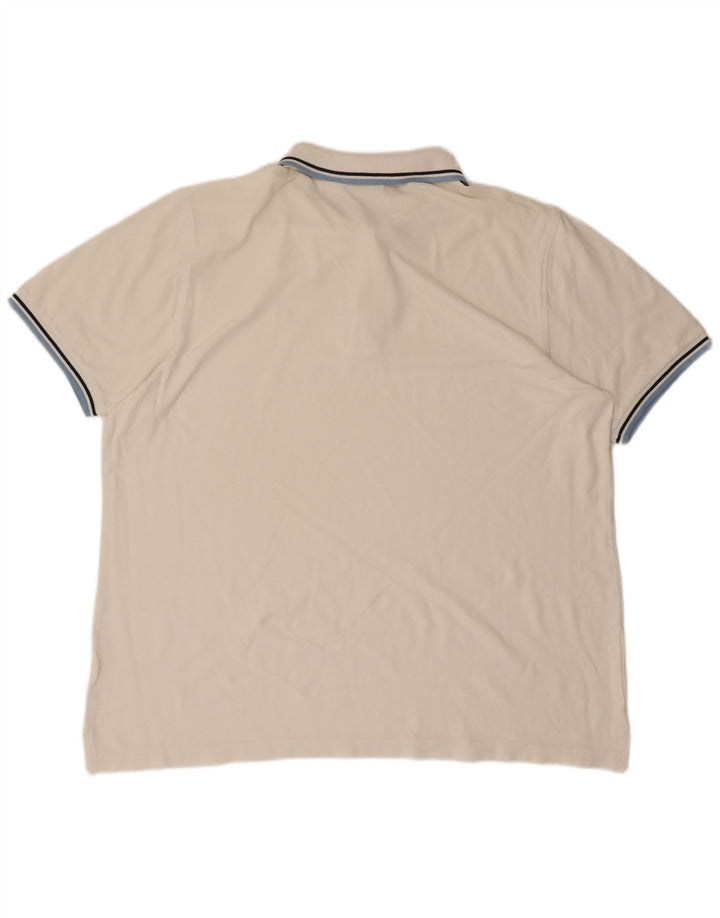 LOTTO Mens Polo Shirt Large White