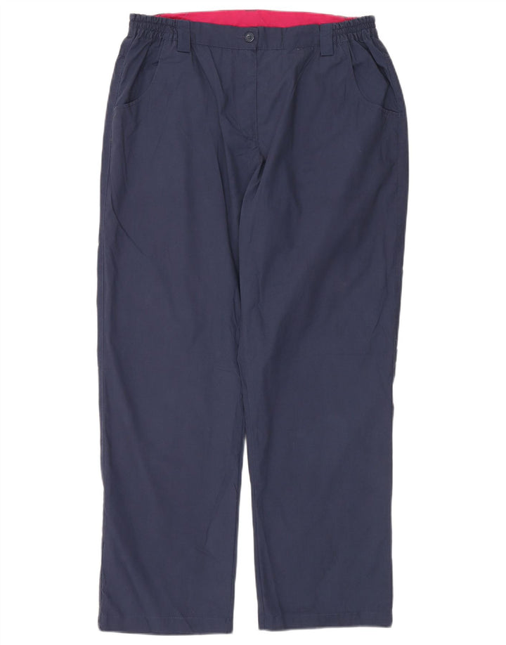 Pantalones rectos para mujer Mountain Warehouse UK 44 Large W34 L29 Azul marino