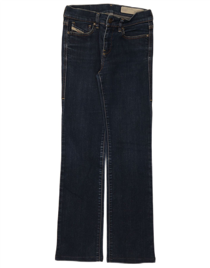 Diesel Mujer Bootzee-St Regular Slim Bootcut Jeans W23 L27 Azul Marino
