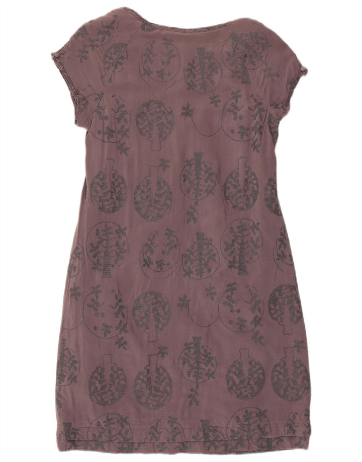 Vestido tubo para mujer White Stuff UK 40 Small Gris Floral Viscosa