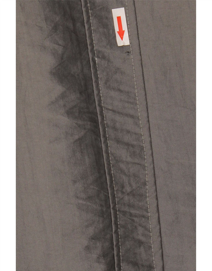 Vintage hombres Sherpa Bomber chaqueta Reino Unido 40 gris grande