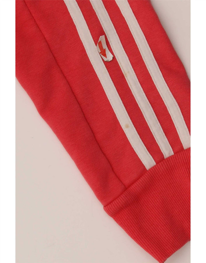Adidas Mujer Climalite Chándal Top Chaqueta Reino Unido 12/14 Medio Rojo